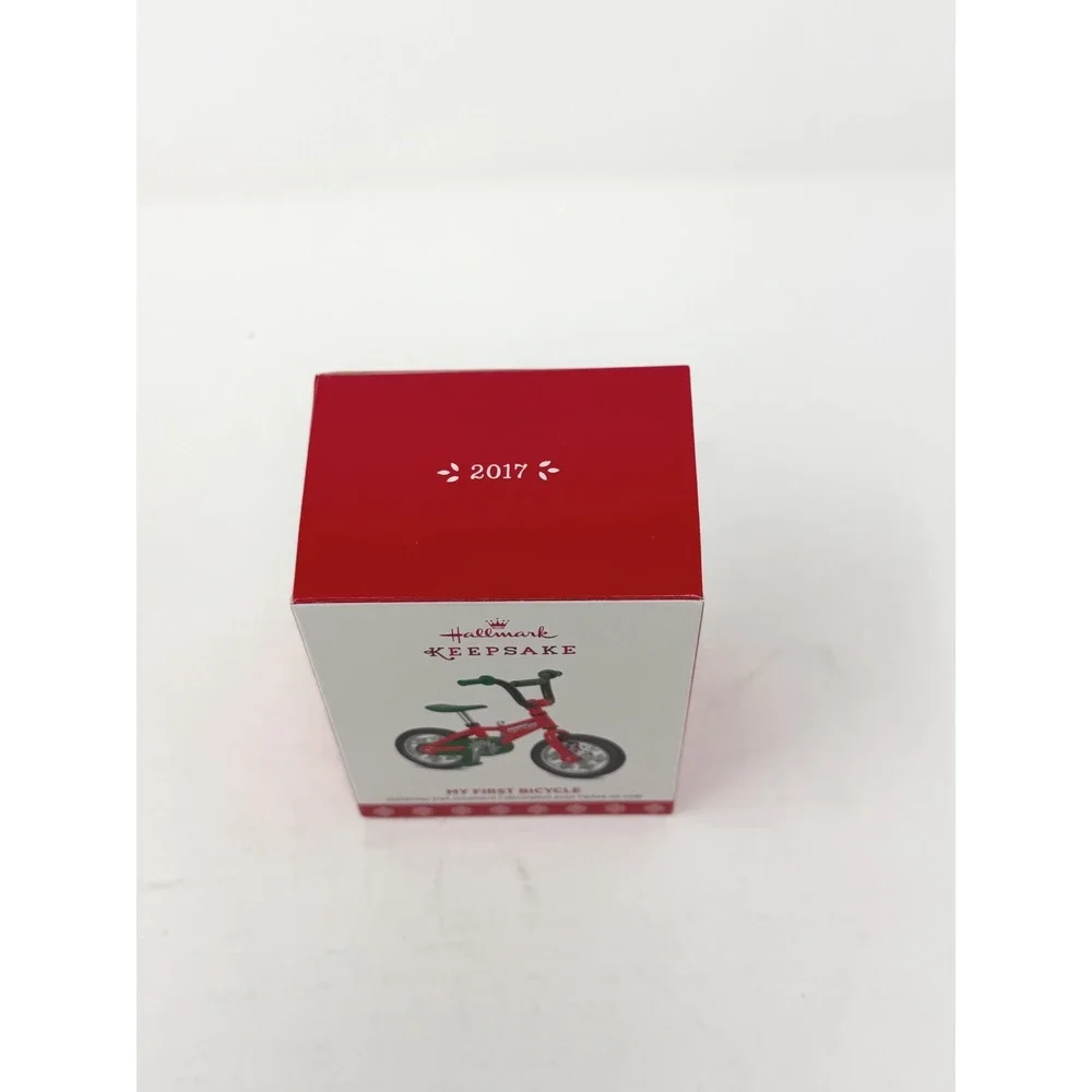Hallmark Keepsake My First Bicycle 2017 Christmas Ornament Red Bike QGO1592